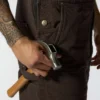 Peto aislante de lona lavada para hombre