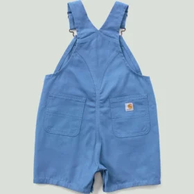 Peto corto de lona de corte holgado para niños (bebés/niños pequeños)