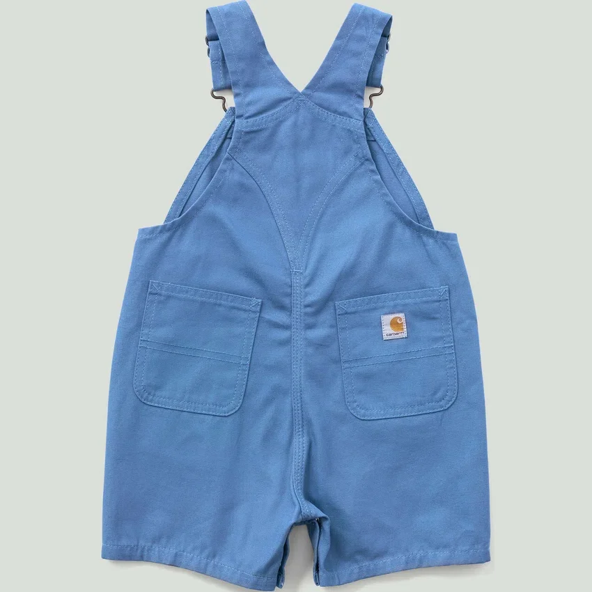 Peto corto de lona de corte holgado para niños (bebés/niños pequeños)