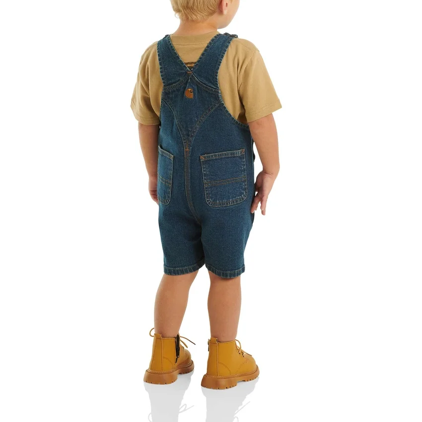 Peto corto de vaquero Rugged Flex® de corte holgado para niños (bebés/niños pequeños)