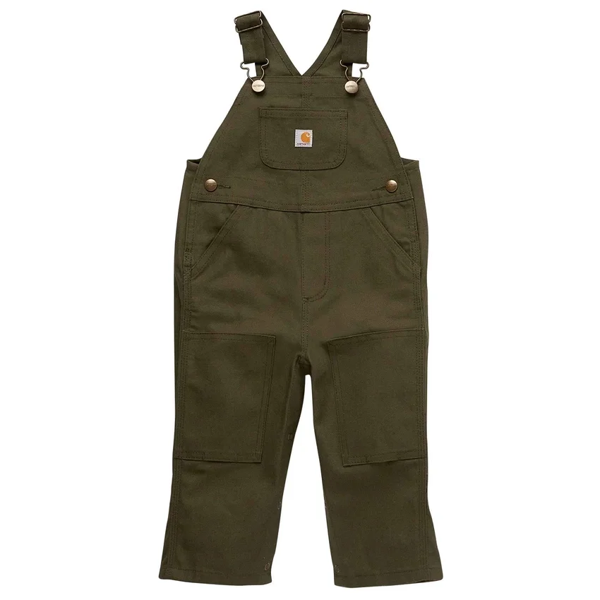 Peto de lona de corte holgado para niños (bebés/niños pequeños)
