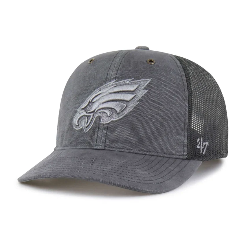 Philadelphia Eagles '47, gorra trucker teñida, corte holgado