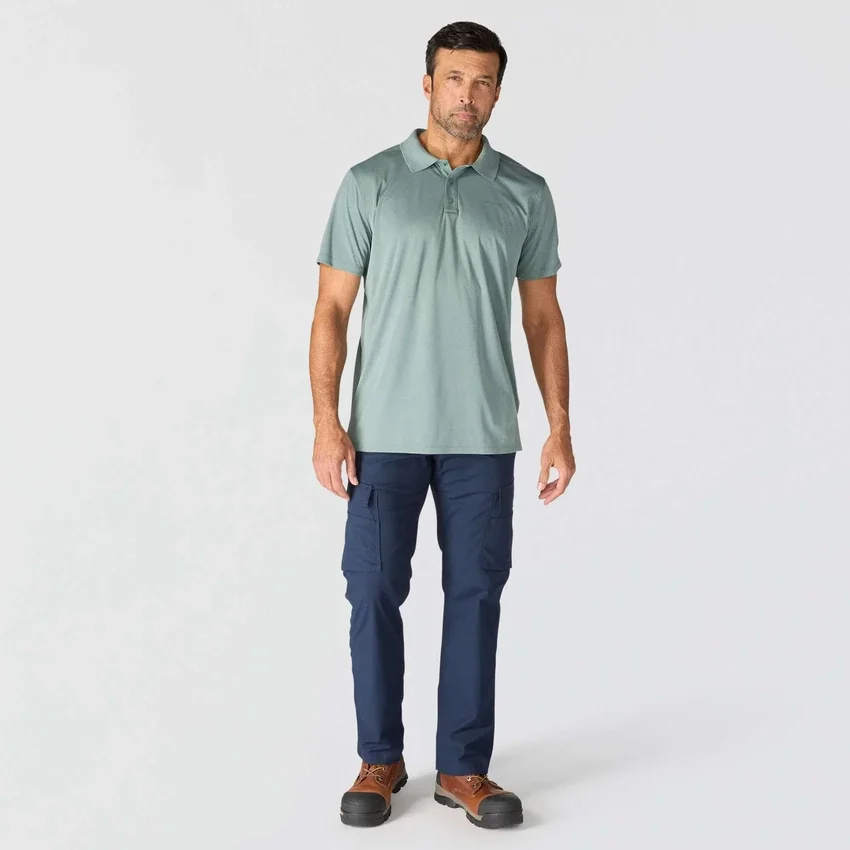 Polo de hombre Force Sun Defender™ de corte holgado con logotipo - Camisas con protección solar
