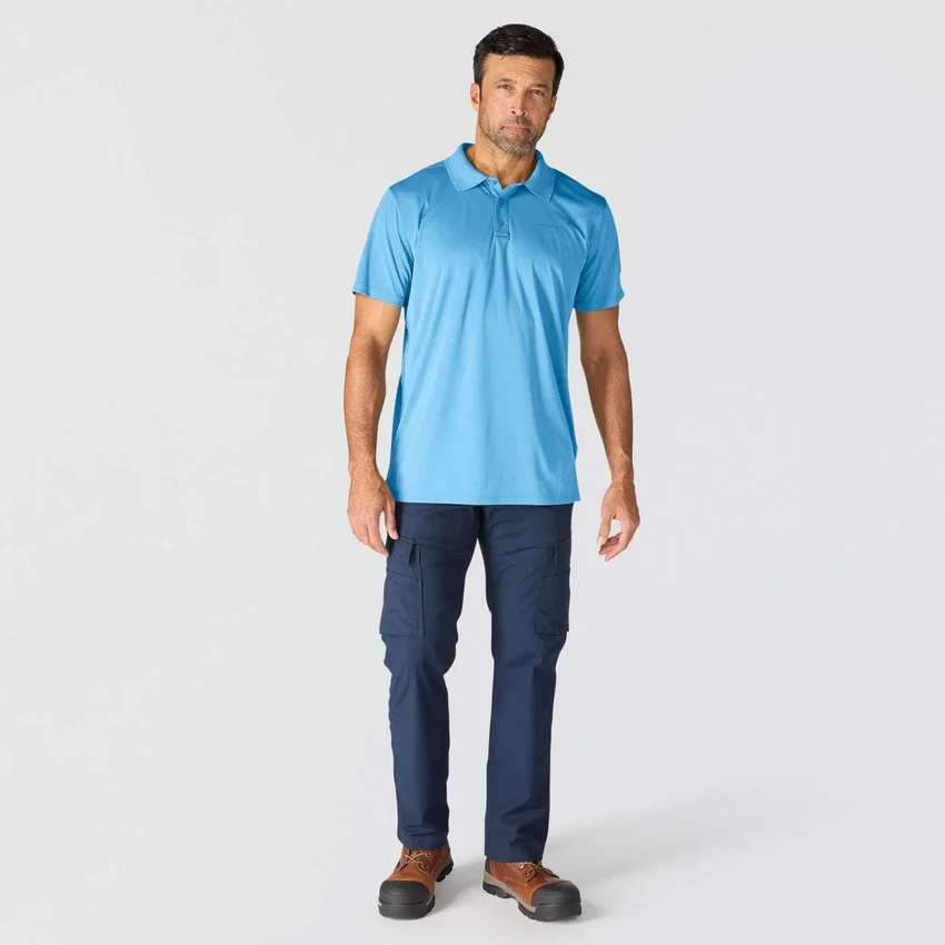 Polo de hombre Force Sun Defender™ de corte holgado con logotipo - Camisas con protección solar