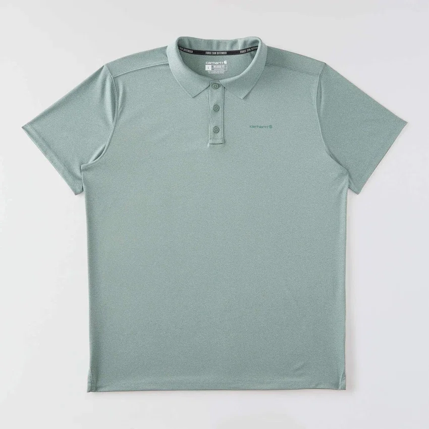 Polo de hombre Force Sun Defender™ de corte holgado con logotipo - Camisas con protección solar