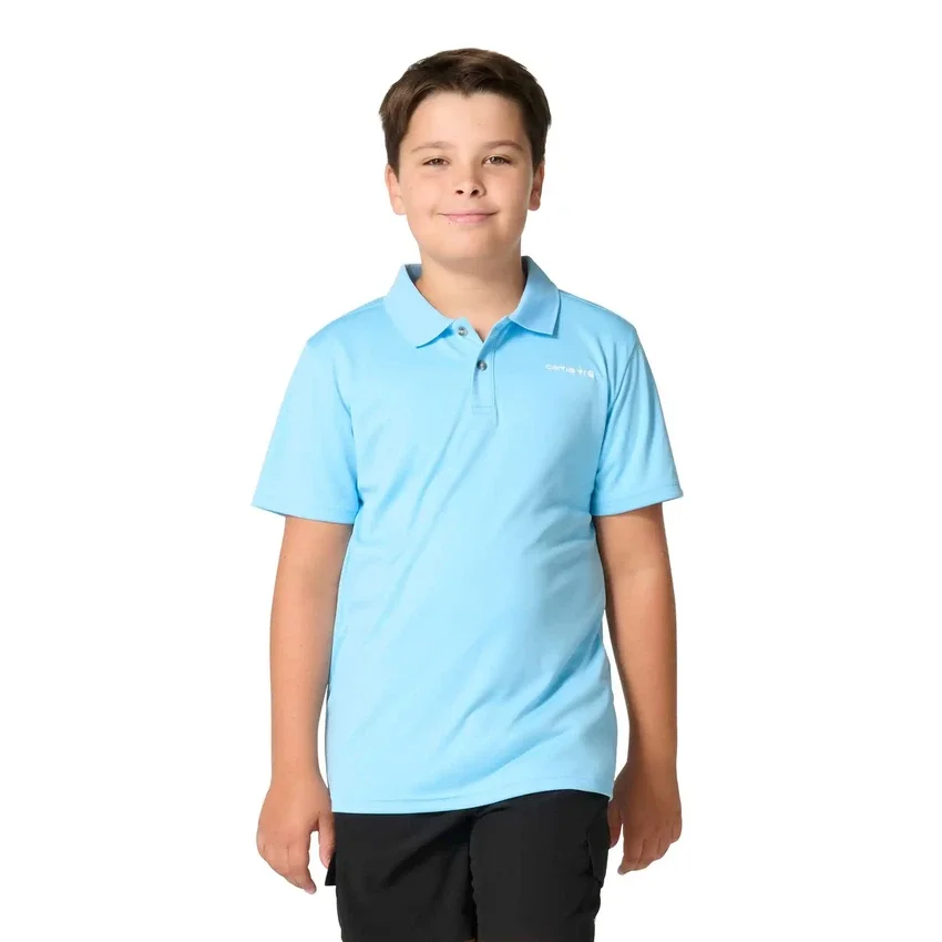 Polo Force Sun Defender™ de manguitos cortos para niño (niños pequeños/niños)