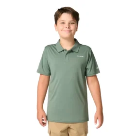 Polo Force Sun Defender™ de manguitos cortos para niño (niños pequeños/niños)