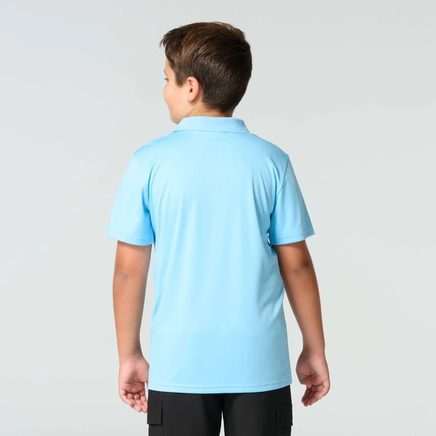 Polo Force Sun Defender™ de manguitos cortos para niño (niños pequeños/niños)