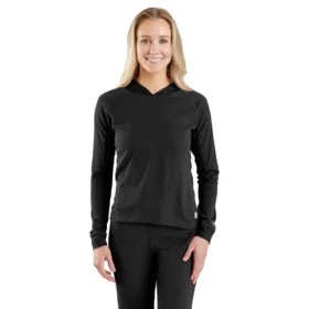 Sudadera con capucha Carhartt Force® de peso medio con microrejilla para mujer