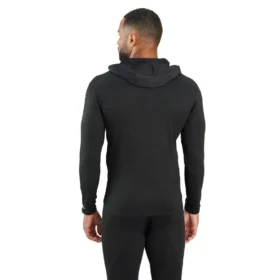 Sudadera con capucha de capa base Force de peso medio con micro-rejilla