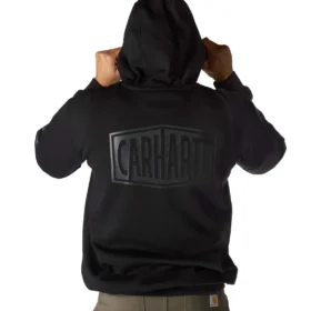 Sudadera con capucha de corte holgado y peso medio con estampado gráfico para hombre - Sudaderas con capucha Rain Defender