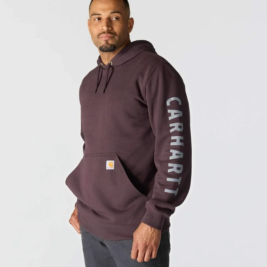 Sudadera con capucha de corte holgado y peso medio con estampado gráfico para hombre - Sudaderas con capucha Rain Defender