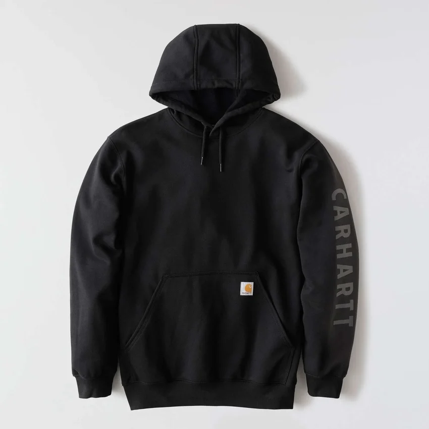 Sudadera con capucha de corte holgado y peso medio con estampado gráfico para hombre - Sudaderas con capucha Rain Defender