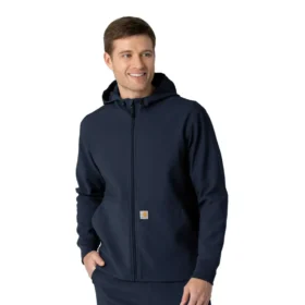 Sudadera con capucha de forro polar laminado
