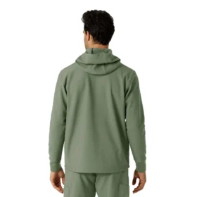 Sudadera con capucha de forro polar laminado