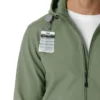 Sudadera con capucha de forro polar laminado