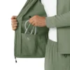 Sudadera con capucha de forro polar laminado