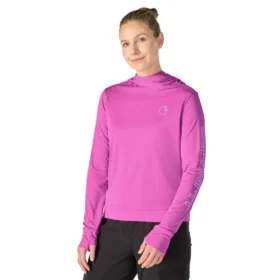 Sudadera con capucha Force Sun Defender UPF 50+ para mujer, que absorbe la humedad - Sudaderas con capucha de protección solar