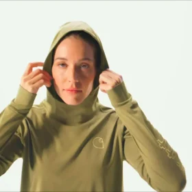 Sudadera con capucha Force Sun Defender UPF 50+ para mujer, que absorbe la humedad – Sudaderas con capucha de protección solar