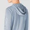 Sudadera con capucha Force Sun Defender UPF 50+ para mujer, que absorbe la humedad - Sudaderas con capucha de protección solar
