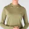 Sudadera con capucha Force Sun Defender UPF 50+ para mujer, que absorbe la humedad - Sudaderas con capucha de protección solar