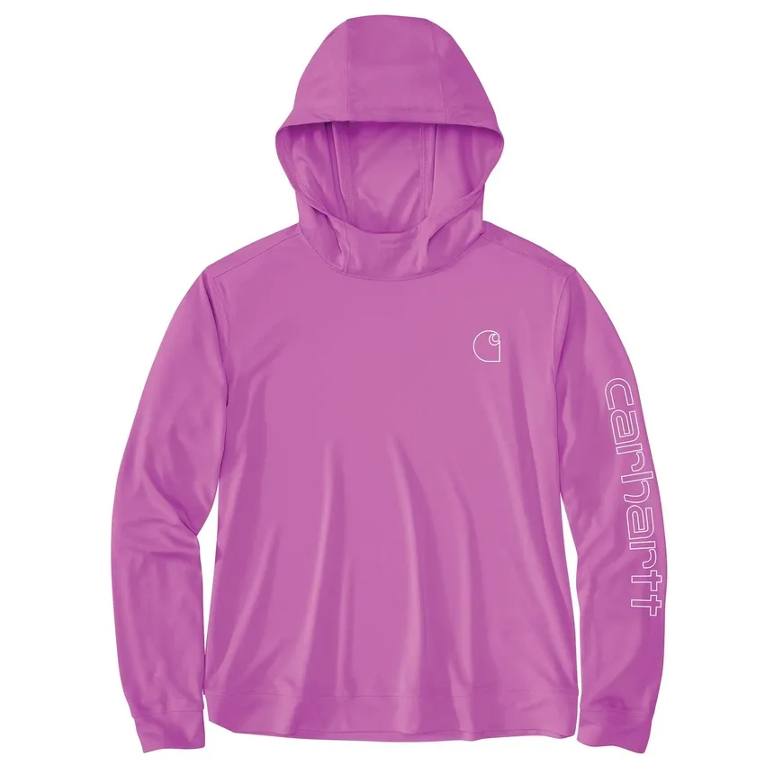 Sudadera con capucha Force Sun Defender UPF 50+ para mujer, que absorbe la humedad - Sudaderas con capucha de protección solar