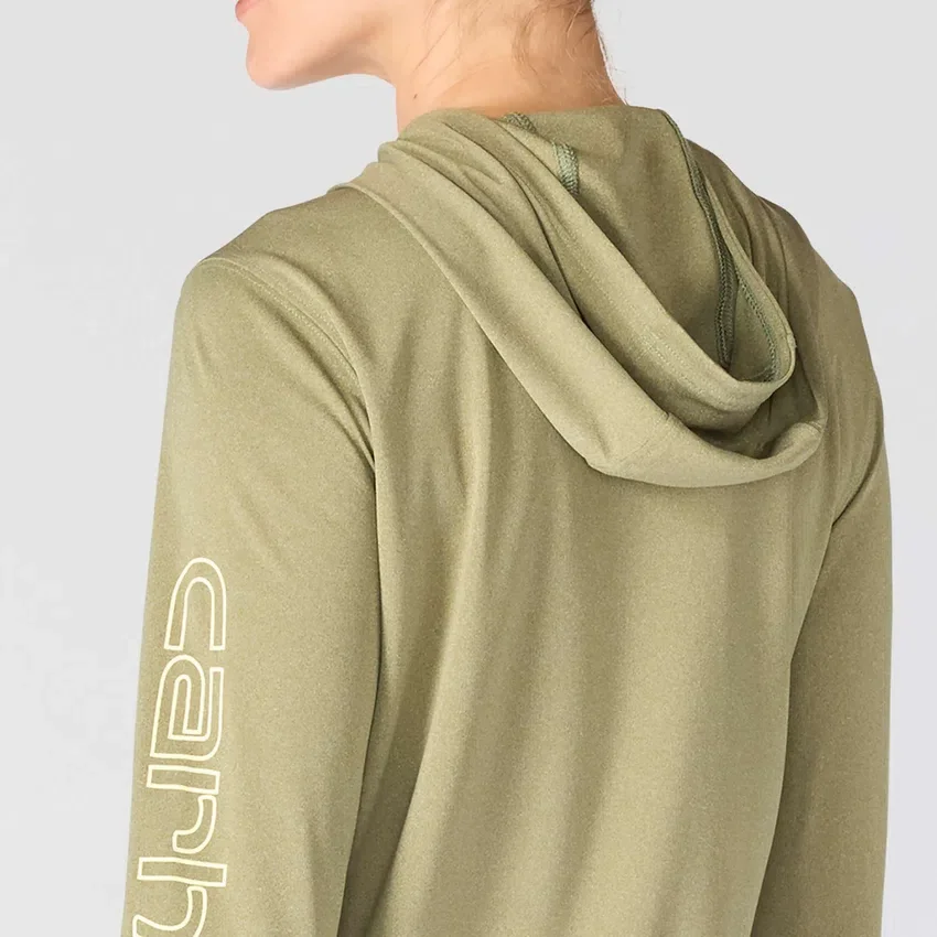 Sudadera con capucha Force Sun Defender UPF 50+ para mujer, que absorbe la humedad - Sudaderas con capucha de protección solar