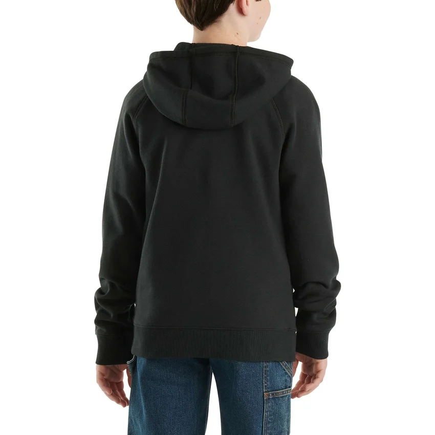 Sudadera con capucha, manguitos largos y cremallera completa para niño (niños/jóvenes)