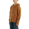 Sudadera con capucha, manguitos largos y cremallera completa para niño (niños/jóvenes)