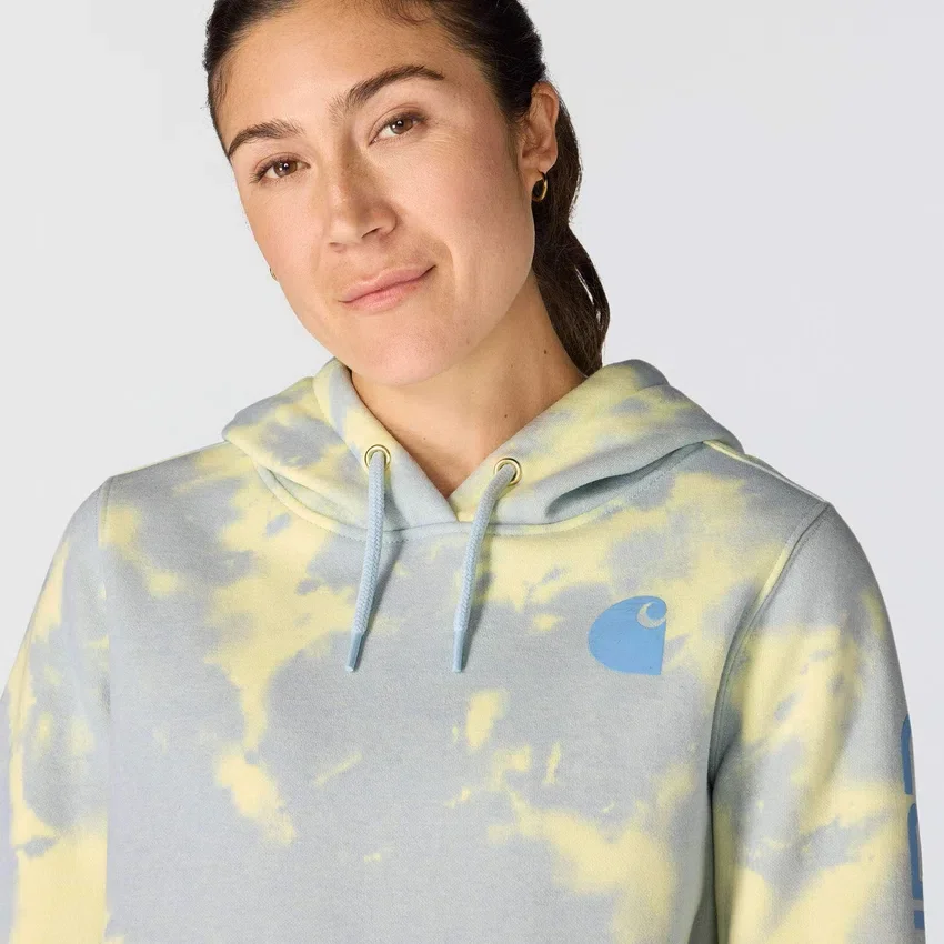 Sudadera con capucha «Marquette» para mujer, con efecto tie-dye