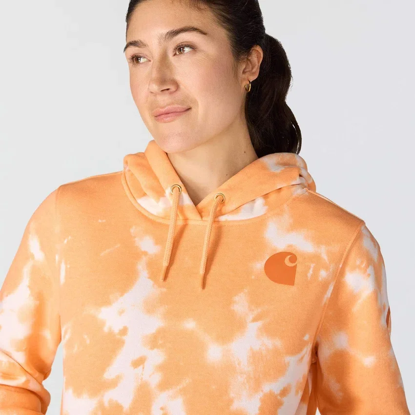 Sudadera con capucha «Marquette» para mujer, con efecto tie-dye