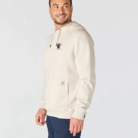 Sudadera con capucha para hombre Force con logotipo y tejido que absorbe la humedad