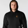 Sudadera con capucha para hombre Force con logotipo y tejido que absorbe la humedad