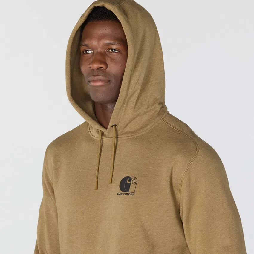 Sudadera con capucha para hombre Force con logotipo y tejido que absorbe la humedad