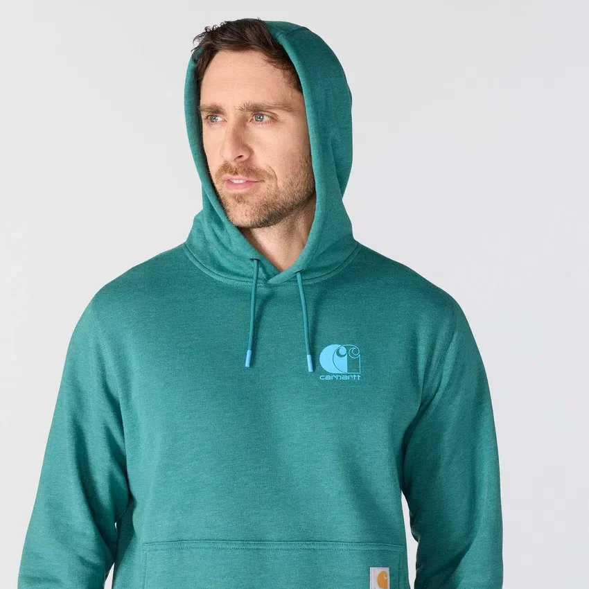Sudadera con capucha para hombre Force con logotipo y tejido que absorbe la humedad