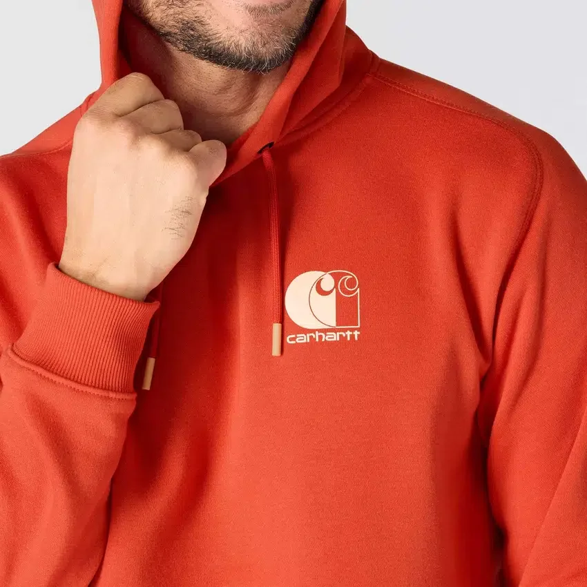 Sudadera con capucha para hombre Force con logotipo y tejido que absorbe la humedad