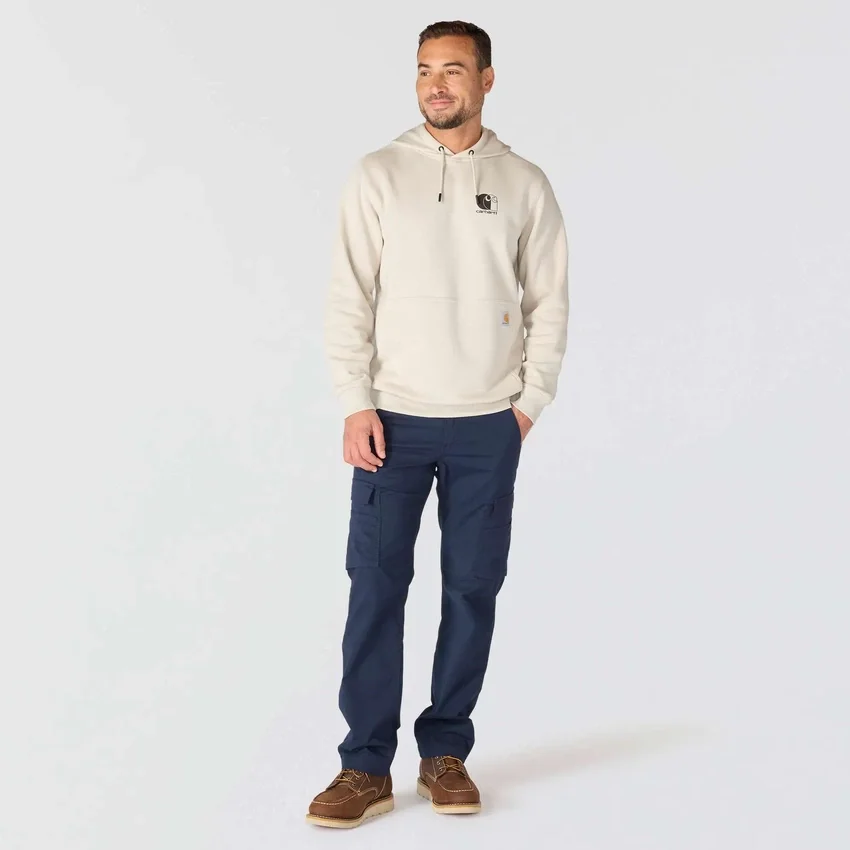 Sudadera con capucha para hombre Force con logotipo y tejido que absorbe la humedad