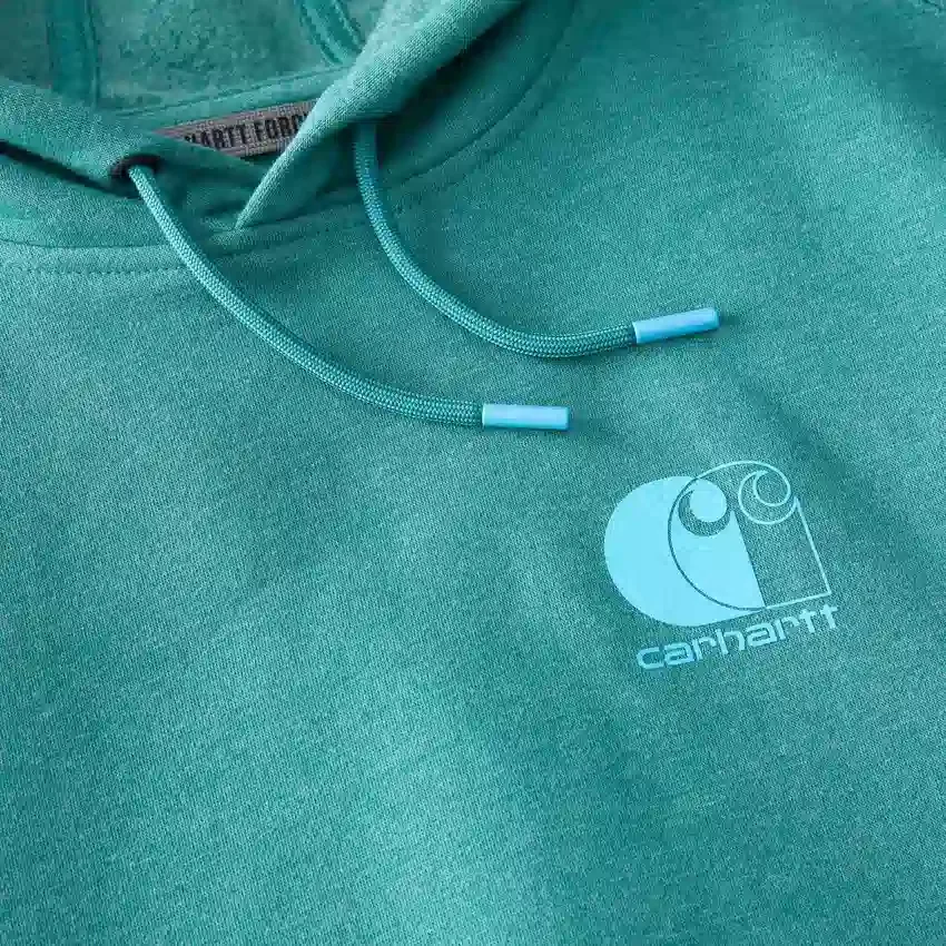 Sudadera con capucha para hombre Force con logotipo y tejido que absorbe la humedad