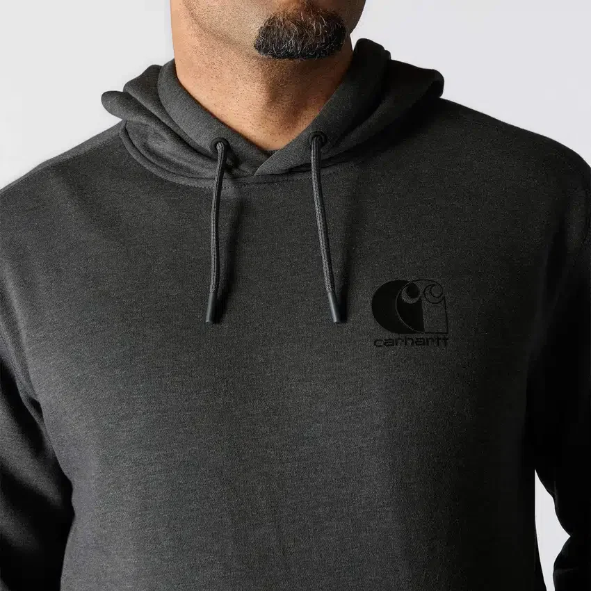 Sudadera con capucha para hombre Force con logotipo y tejido que absorbe la humedad