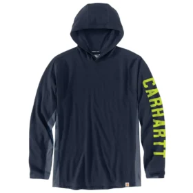 Sudadera con capucha para hombre Force, corte holgado, que absorbe la humedad y con logotipo