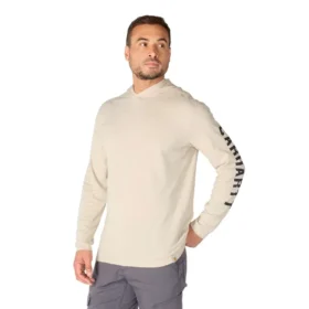 Sudadera con capucha para hombre Force, corte holgado, que absorbe la humedad y con logotipo