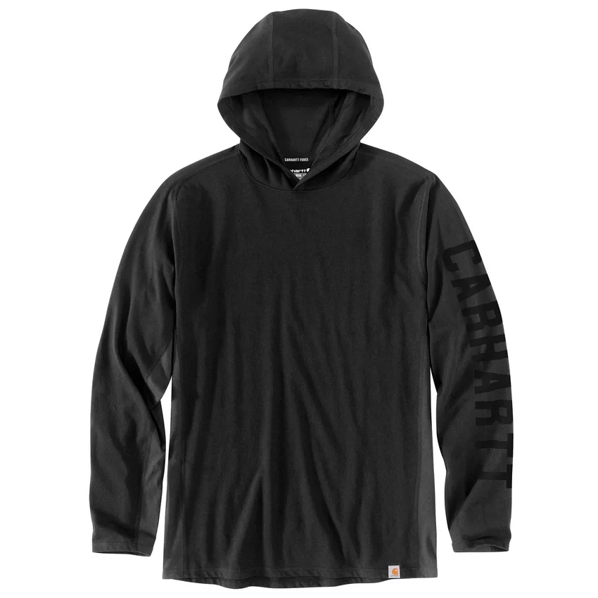Sudadera con capucha para hombre Force, corte holgado, que absorbe la humedad y con logotipo