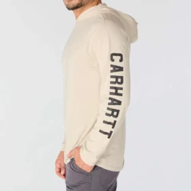 Sudadera con capucha para hombre Force, corte holgado, que absorbe la humedad y con logotipo