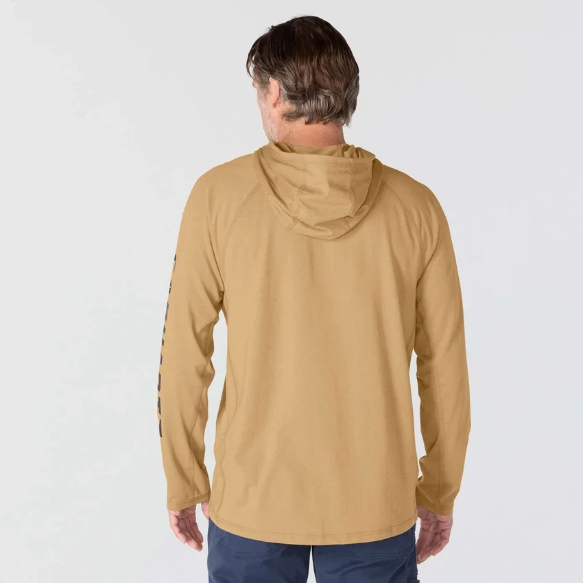 Sudadera con capucha para hombre Force, corte holgado, que absorbe la humedad y con logotipo