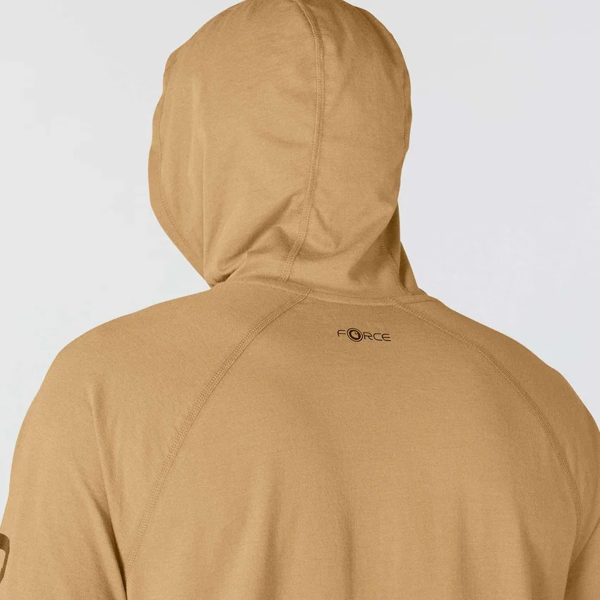 Sudadera con capucha para hombre Force, corte holgado, que absorbe la humedad y con logotipo