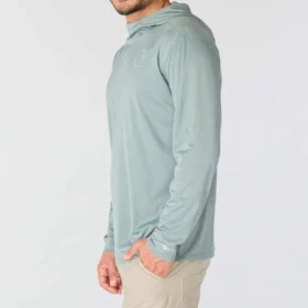 Sudadera con capucha para hombre Force Sun Defender UPF 50+, ligera, con manguitos largos y transpirable – Sudaderas con capucha de protección solar