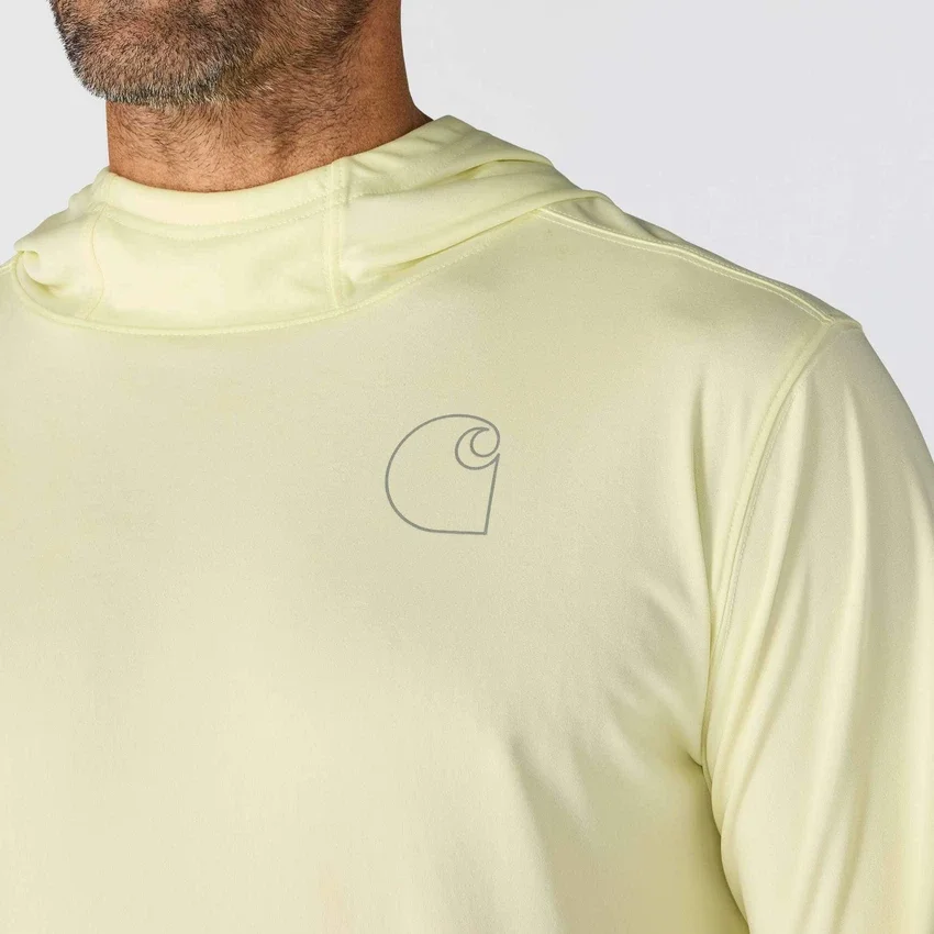 Sudadera con capucha para hombre Force Sun Defender UPF 50+, ligera, con manguitos largos y transpirable - Sudaderas con capucha de protección solar
