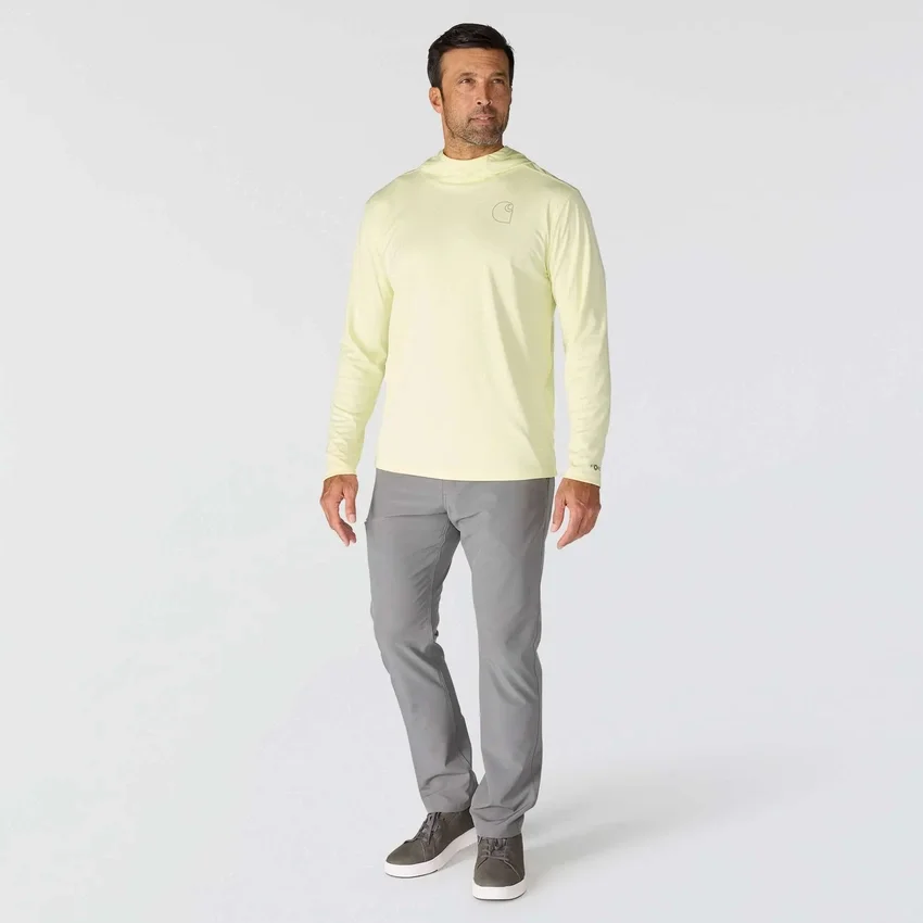 Sudadera con capucha para hombre Force Sun Defender UPF 50+, ligera, con manguitos largos y transpirable - Sudaderas con capucha de protección solar