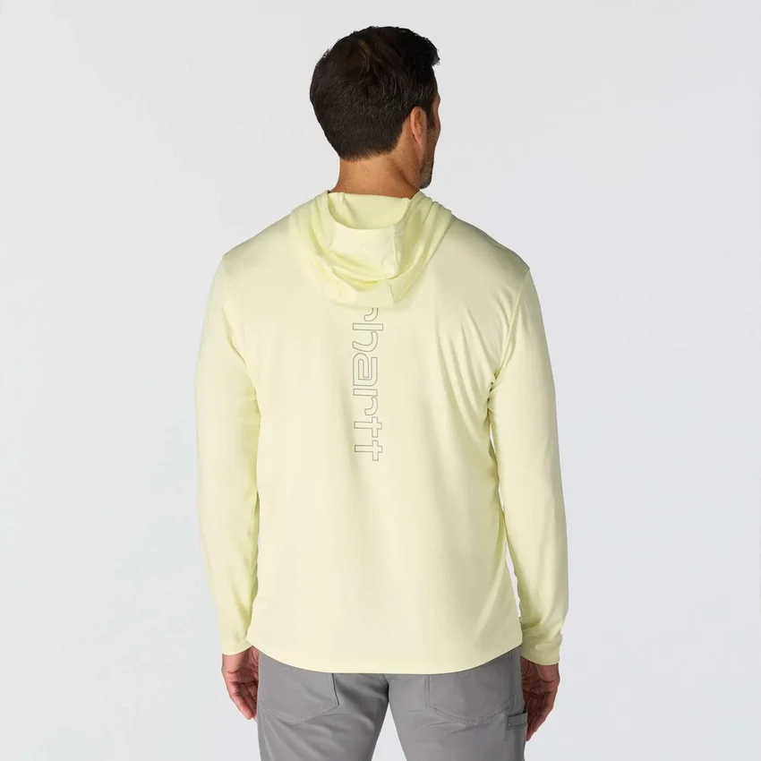 Sudadera con capucha para hombre Force Sun Defender UPF 50+, ligera, con manguitos largos y transpirable - Sudaderas con capucha de protección solar