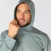 Sudadera con capucha para hombre Force Sun Defender UPF 50+, ligera, con manguitos largos y transpirable - Sudaderas con capucha de protección solar